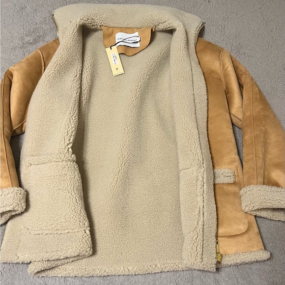 Rebecca Minkoff faux Suede/Shearling jacket. - Picture 4 of 8